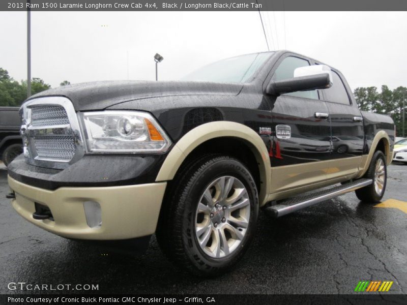 Black / Longhorn Black/Cattle Tan 2013 Ram 1500 Laramie Longhorn Crew Cab 4x4