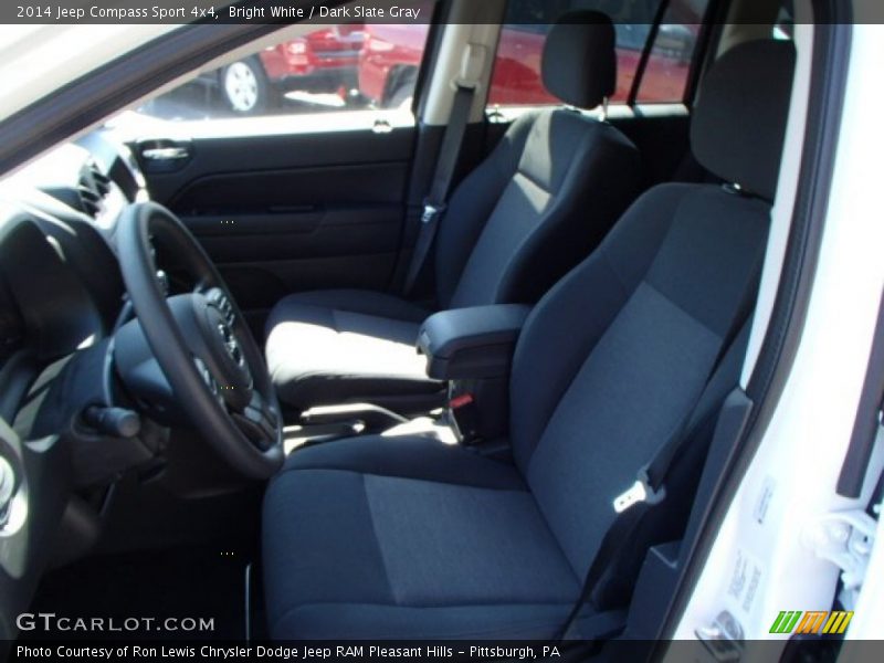 Bright White / Dark Slate Gray 2014 Jeep Compass Sport 4x4