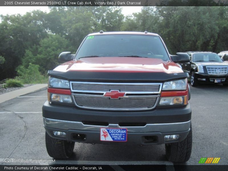 Victory Red / Dark Charcoal 2005 Chevrolet Silverado 2500HD LT Crew Cab 4x4