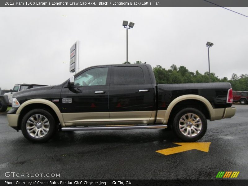 Black / Longhorn Black/Cattle Tan 2013 Ram 1500 Laramie Longhorn Crew Cab 4x4