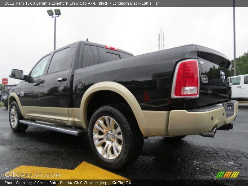 Black / Longhorn Black/Cattle Tan 2013 Ram 1500 Laramie Longhorn Crew Cab 4x4