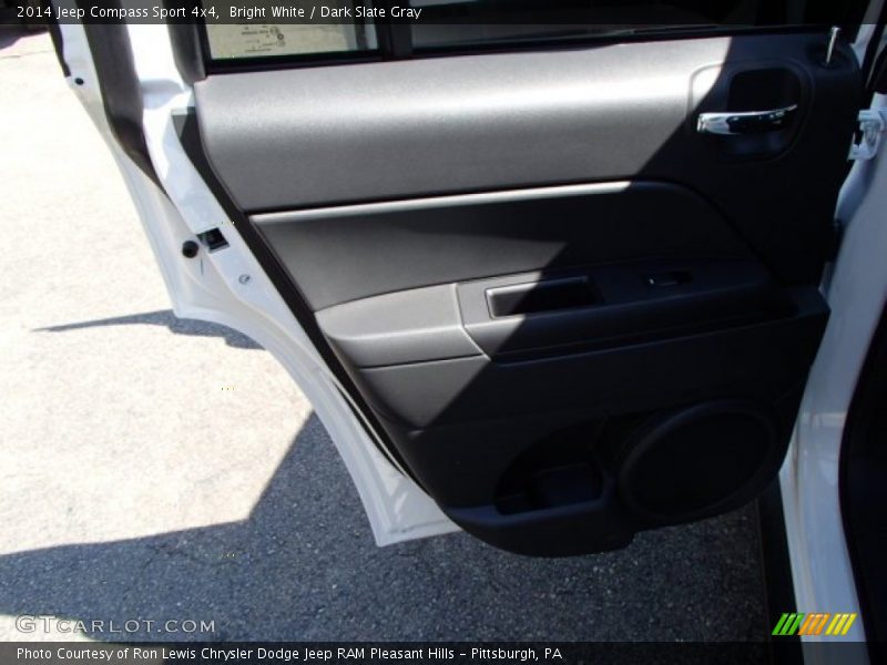 Bright White / Dark Slate Gray 2014 Jeep Compass Sport 4x4