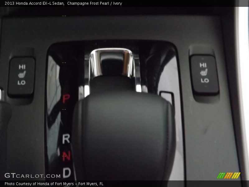 Champagne Frost Pearl / Ivory 2013 Honda Accord EX-L Sedan