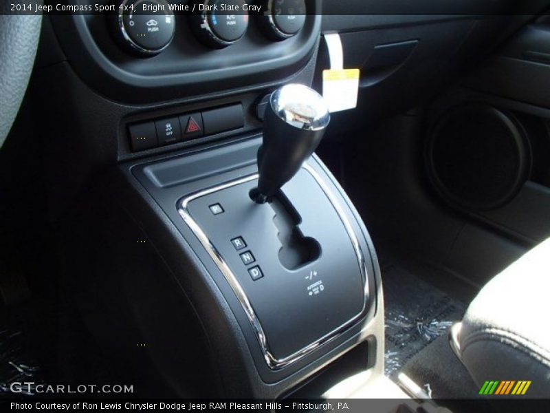 Bright White / Dark Slate Gray 2014 Jeep Compass Sport 4x4