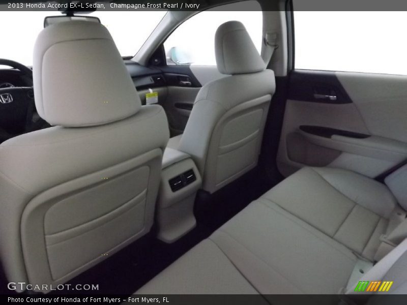 Champagne Frost Pearl / Ivory 2013 Honda Accord EX-L Sedan