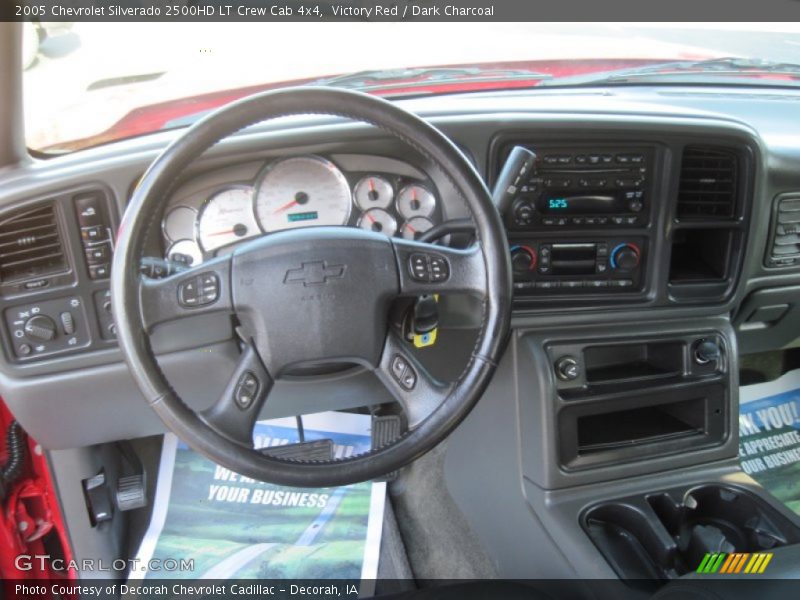 Victory Red / Dark Charcoal 2005 Chevrolet Silverado 2500HD LT Crew Cab 4x4