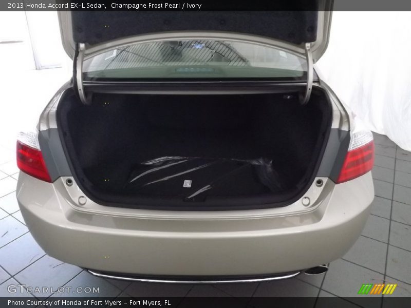 Champagne Frost Pearl / Ivory 2013 Honda Accord EX-L Sedan