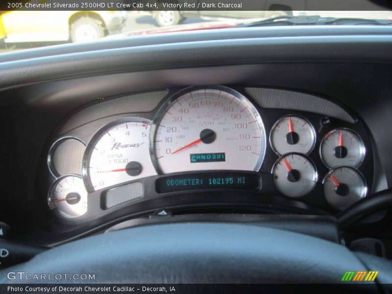 Victory Red / Dark Charcoal 2005 Chevrolet Silverado 2500HD LT Crew Cab 4x4