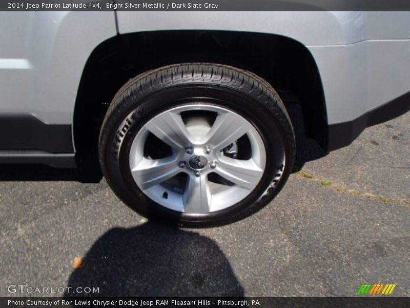 Bright Silver Metallic / Dark Slate Gray 2014 Jeep Patriot Latitude 4x4