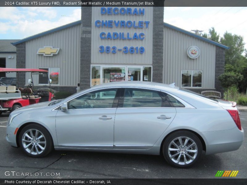 Radiant Silver Metallic / Medium Titanium/Jet Black 2014 Cadillac XTS Luxury FWD