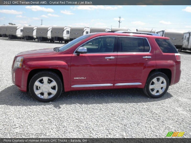 Crystal Red Tintcoat / Jet Black 2013 GMC Terrain Denali AWD