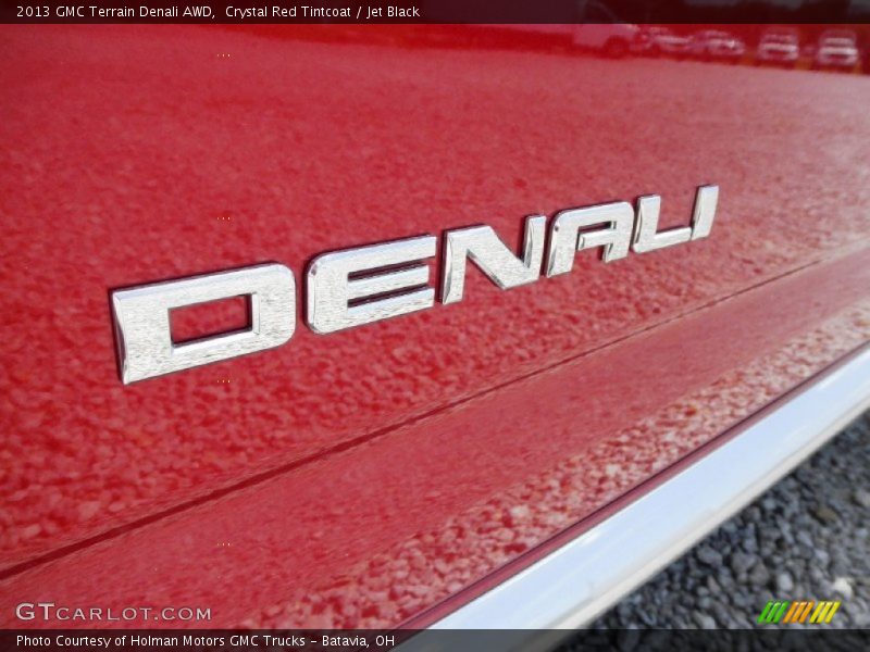 Crystal Red Tintcoat / Jet Black 2013 GMC Terrain Denali AWD