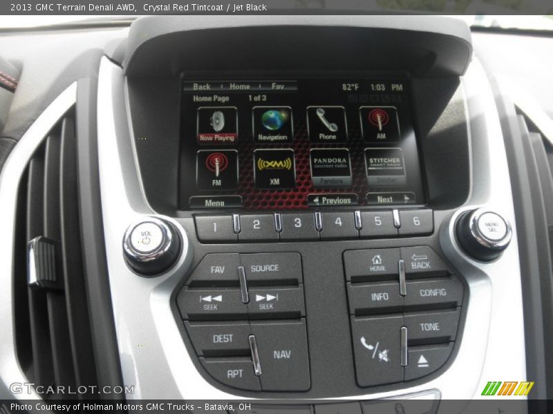 Crystal Red Tintcoat / Jet Black 2013 GMC Terrain Denali AWD