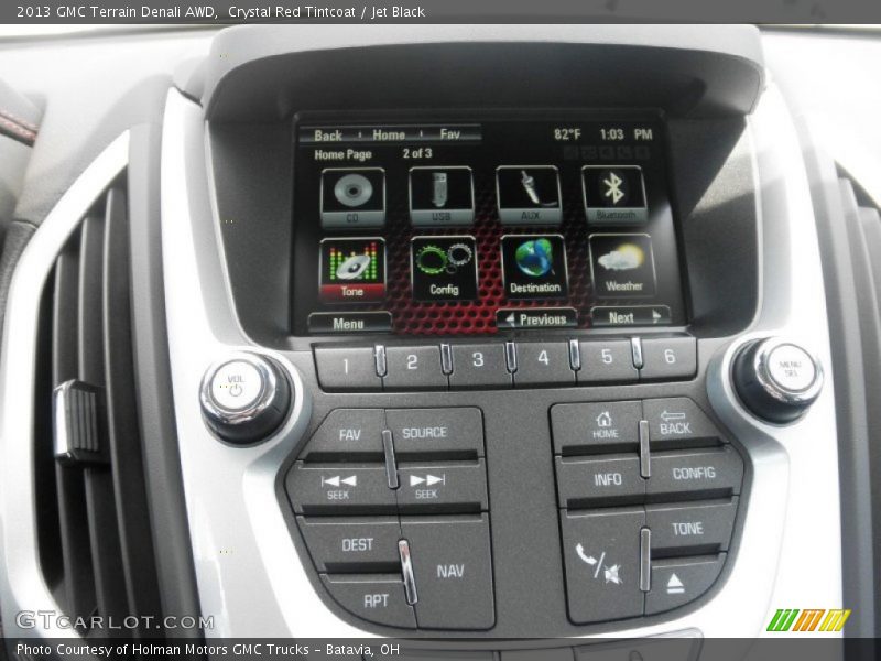 Crystal Red Tintcoat / Jet Black 2013 GMC Terrain Denali AWD