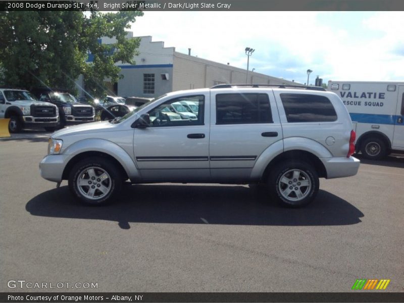 Bright Silver Metallic / Dark/Light Slate Gray 2008 Dodge Durango SLT 4x4