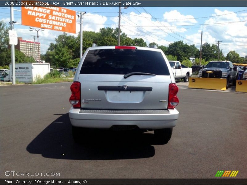 Bright Silver Metallic / Dark/Light Slate Gray 2008 Dodge Durango SLT 4x4