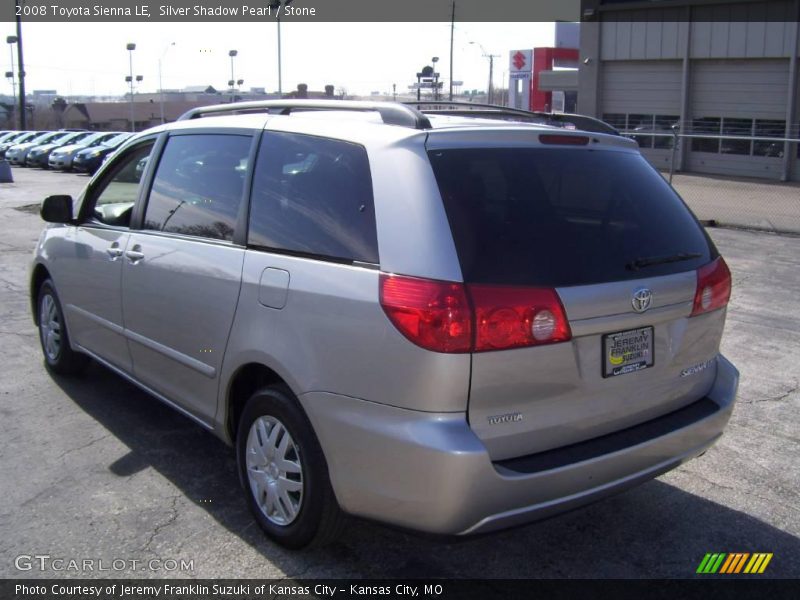 Silver Shadow Pearl / Stone 2008 Toyota Sienna LE