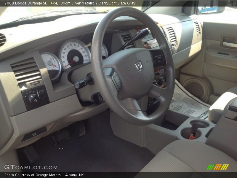Bright Silver Metallic / Dark/Light Slate Gray 2008 Dodge Durango SLT 4x4