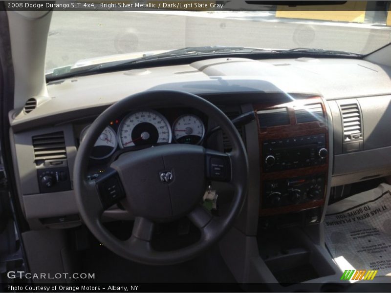 Bright Silver Metallic / Dark/Light Slate Gray 2008 Dodge Durango SLT 4x4