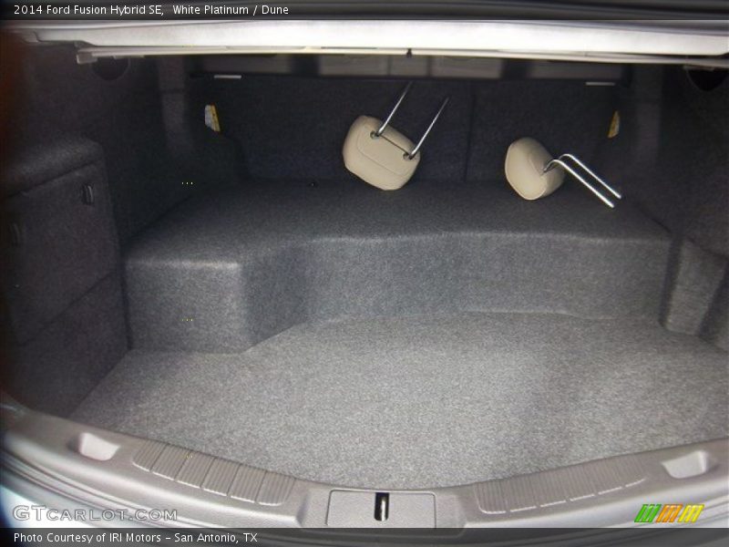 White Platinum / Dune 2014 Ford Fusion Hybrid SE