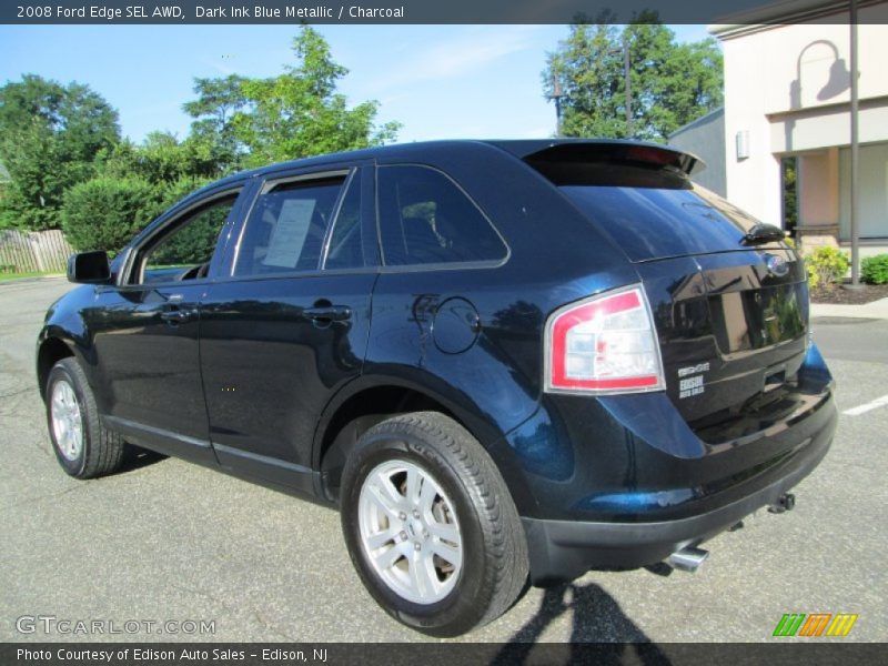 Dark Ink Blue Metallic / Charcoal 2008 Ford Edge SEL AWD