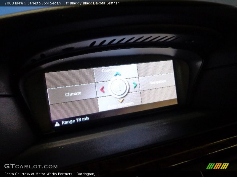 Jet Black / Black Dakota Leather 2008 BMW 5 Series 535xi Sedan