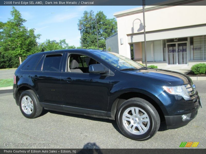 Dark Ink Blue Metallic / Charcoal 2008 Ford Edge SEL AWD