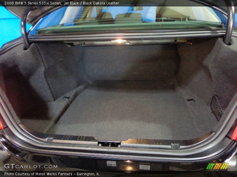 Jet Black / Black Dakota Leather 2008 BMW 5 Series 535xi Sedan
