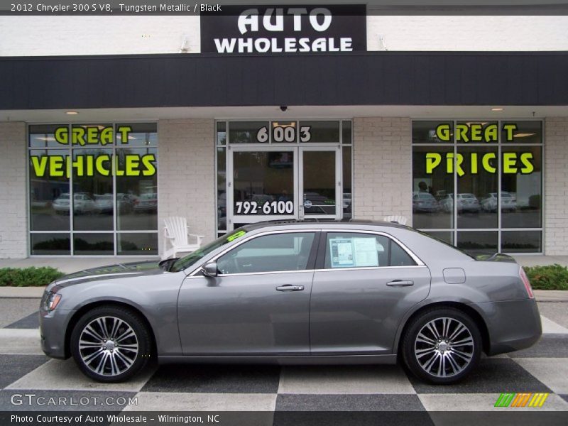 Tungsten Metallic / Black 2012 Chrysler 300 S V8