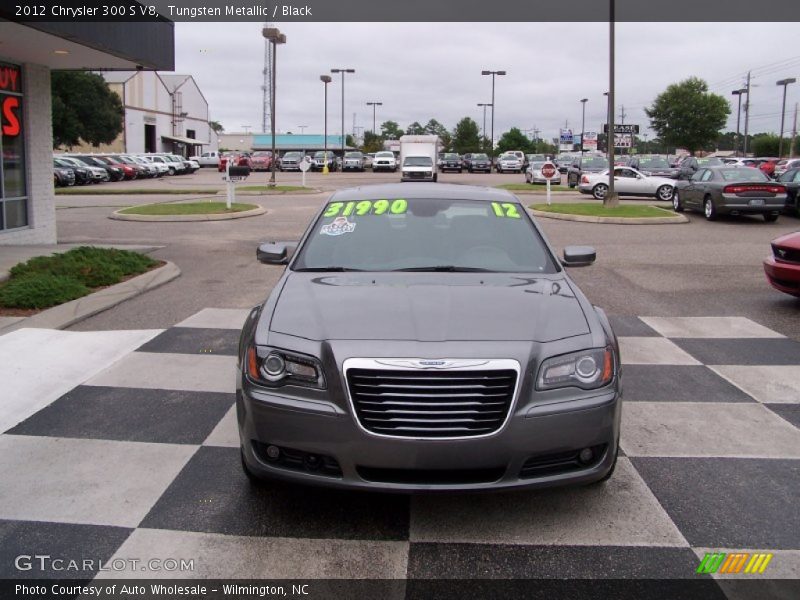 Tungsten Metallic / Black 2012 Chrysler 300 S V8