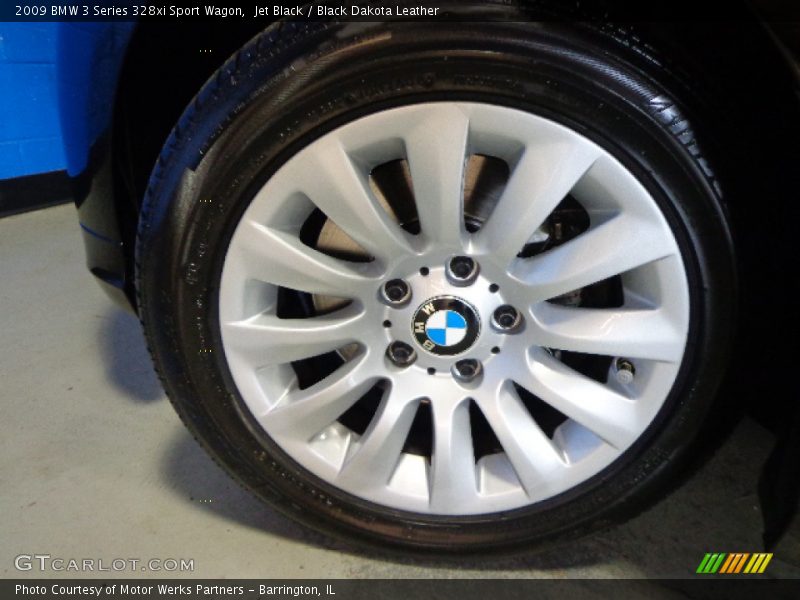 Jet Black / Black Dakota Leather 2009 BMW 3 Series 328xi Sport Wagon
