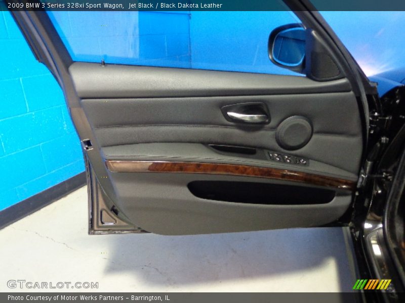 Jet Black / Black Dakota Leather 2009 BMW 3 Series 328xi Sport Wagon
