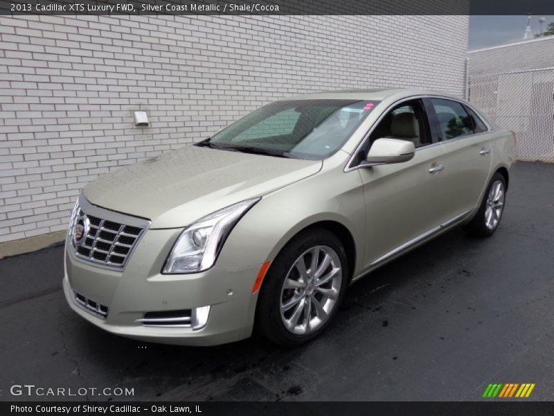 Silver Coast Metallic / Shale/Cocoa 2013 Cadillac XTS Luxury FWD