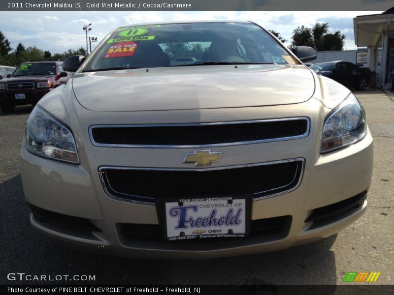 Gold Mist Metallic / Cocoa/Cashmere 2011 Chevrolet Malibu LS