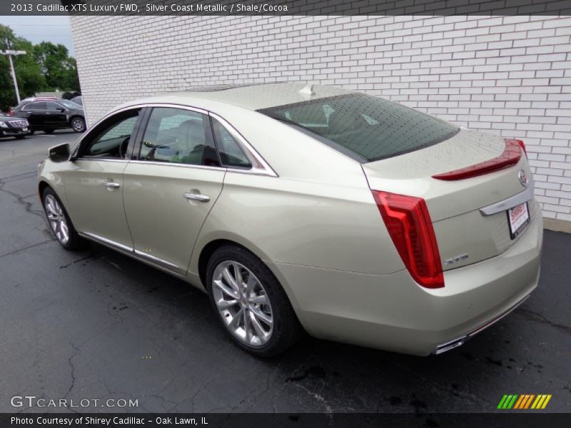 Silver Coast Metallic / Shale/Cocoa 2013 Cadillac XTS Luxury FWD