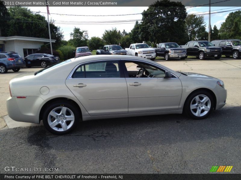Gold Mist Metallic / Cocoa/Cashmere 2011 Chevrolet Malibu LS