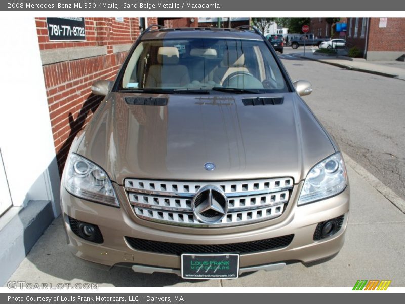 Sand Beige Metallic / Macadamia 2008 Mercedes-Benz ML 350 4Matic