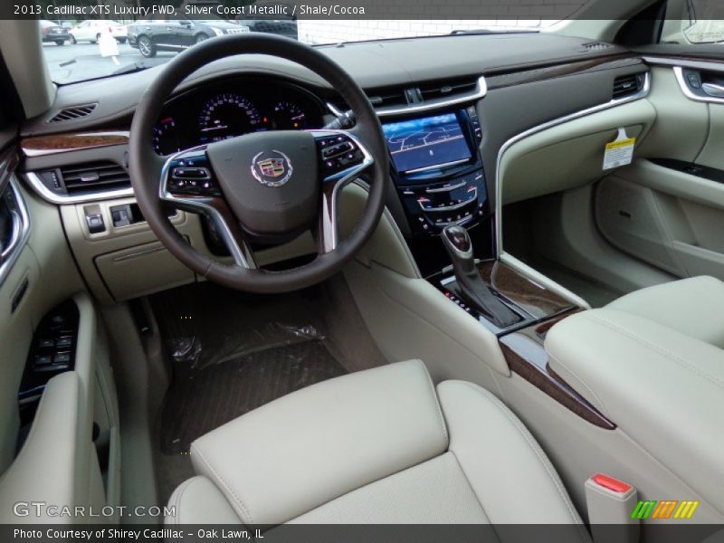 Silver Coast Metallic / Shale/Cocoa 2013 Cadillac XTS Luxury FWD