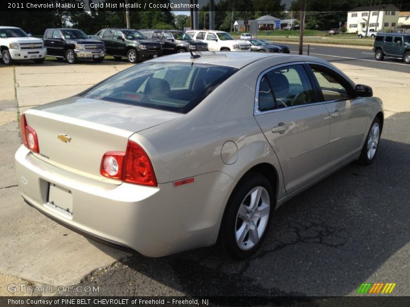 Gold Mist Metallic / Cocoa/Cashmere 2011 Chevrolet Malibu LS
