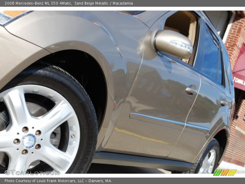 Sand Beige Metallic / Macadamia 2008 Mercedes-Benz ML 350 4Matic