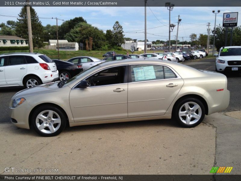 Gold Mist Metallic / Cocoa/Cashmere 2011 Chevrolet Malibu LS