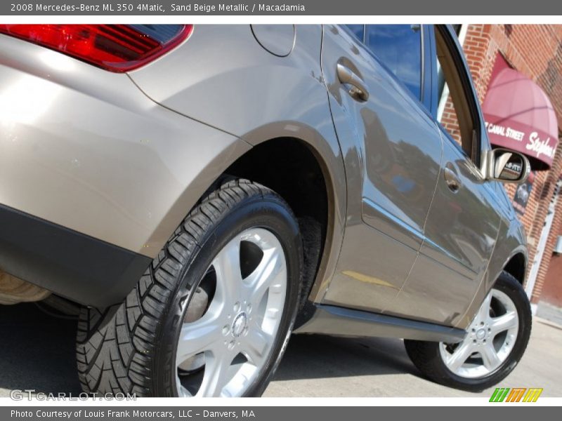 Sand Beige Metallic / Macadamia 2008 Mercedes-Benz ML 350 4Matic