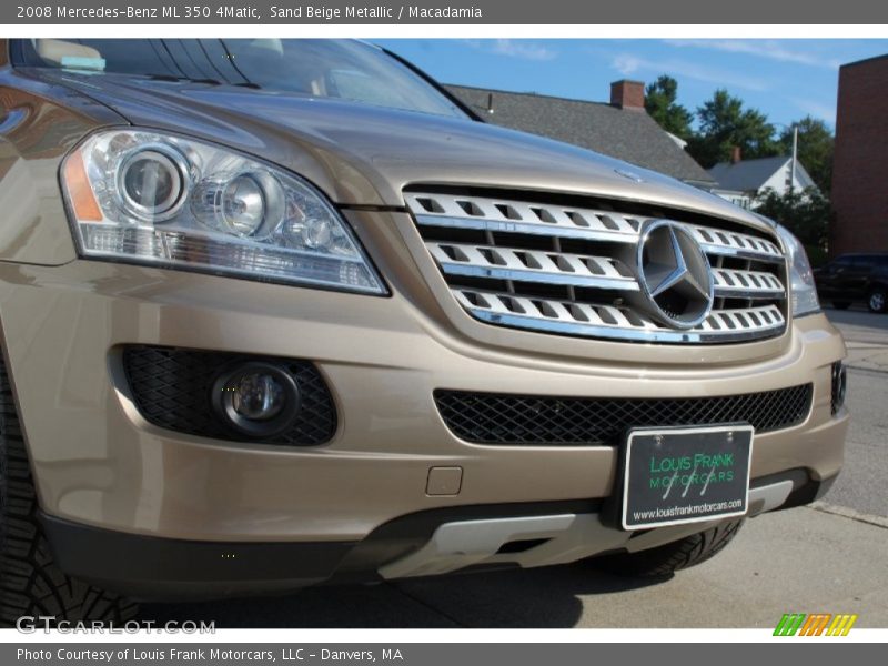 Sand Beige Metallic / Macadamia 2008 Mercedes-Benz ML 350 4Matic