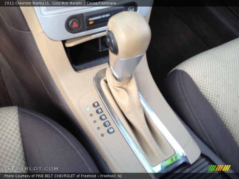 Gold Mist Metallic / Cocoa/Cashmere 2011 Chevrolet Malibu LS