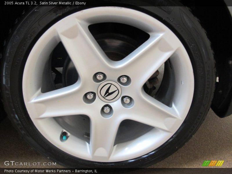 Satin Silver Metallic / Ebony 2005 Acura TL 3.2