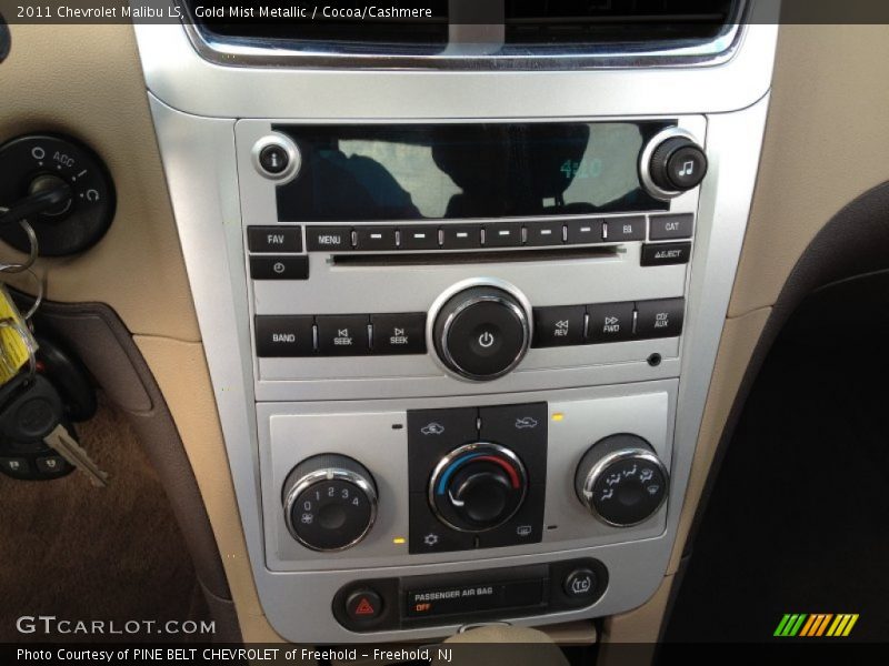 Gold Mist Metallic / Cocoa/Cashmere 2011 Chevrolet Malibu LS