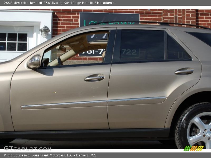 Sand Beige Metallic / Macadamia 2008 Mercedes-Benz ML 350 4Matic