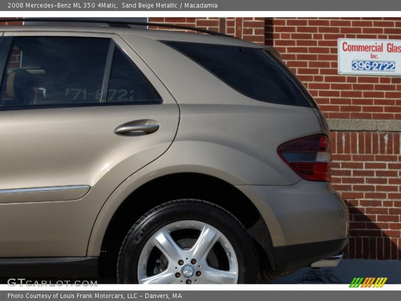 Sand Beige Metallic / Macadamia 2008 Mercedes-Benz ML 350 4Matic