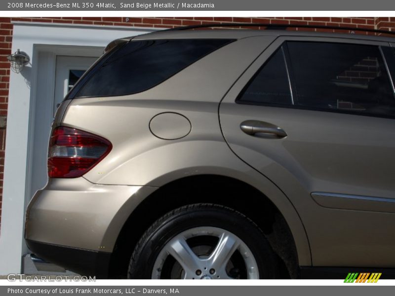 Sand Beige Metallic / Macadamia 2008 Mercedes-Benz ML 350 4Matic