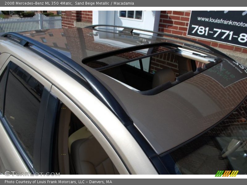 Sand Beige Metallic / Macadamia 2008 Mercedes-Benz ML 350 4Matic